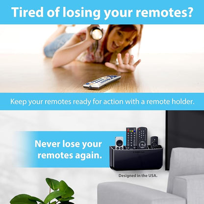TotalMount Hole-Free Remote Holder – Eliminates Need to Drill Holes in Your Wall - Image 2