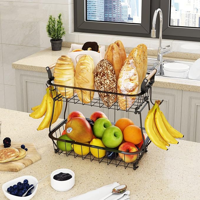 ANTOPY 2 Tier Fruit Basket - Image 5