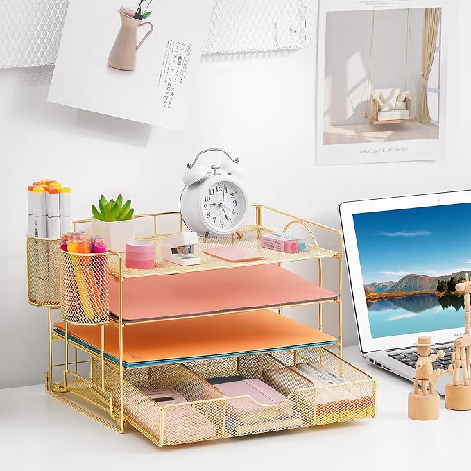 Lavatino Paper Letter Tray Organizer - Image 2