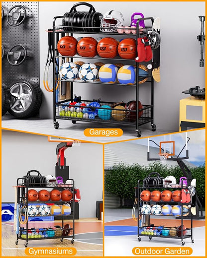 Garage Sports Equipment Organizer - Image 4