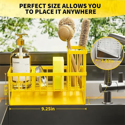 Cisily Yellow Sink Caddy Organzier - Image 2