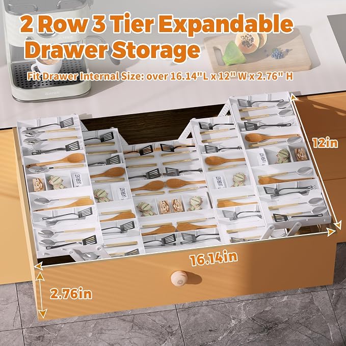 3 Tier Drawer Organizer - Image 2