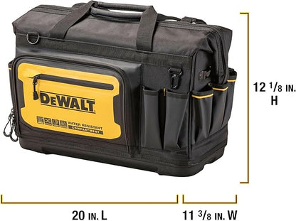 DEWALT Tool Bag, Water Resistant, Hard Bottom, Professional Tool Tote - Image 2