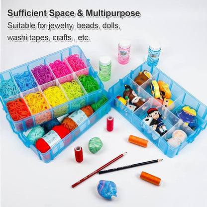 INSCRAFT 7 Layers Stackable Storage Container, 70 Adjustable Compartments - Image 4