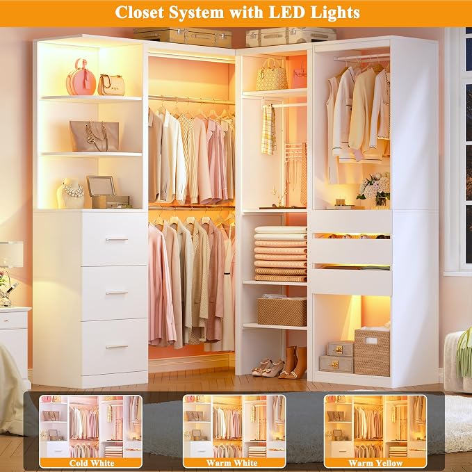 Large Corner Closet System Set - Image 4
