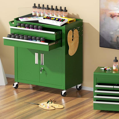 Greenvelly Tool Chest, 8-Drawer Rolling Tool Chest - Image 2