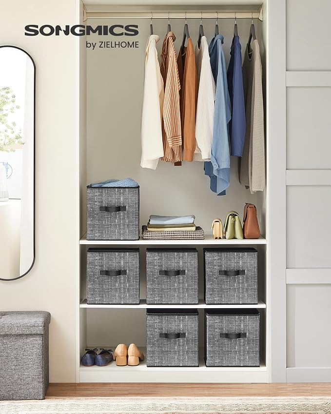 SONGMICS Storage Cubes, 11-Inch Non-Woven Fabric Bins - Image 2
