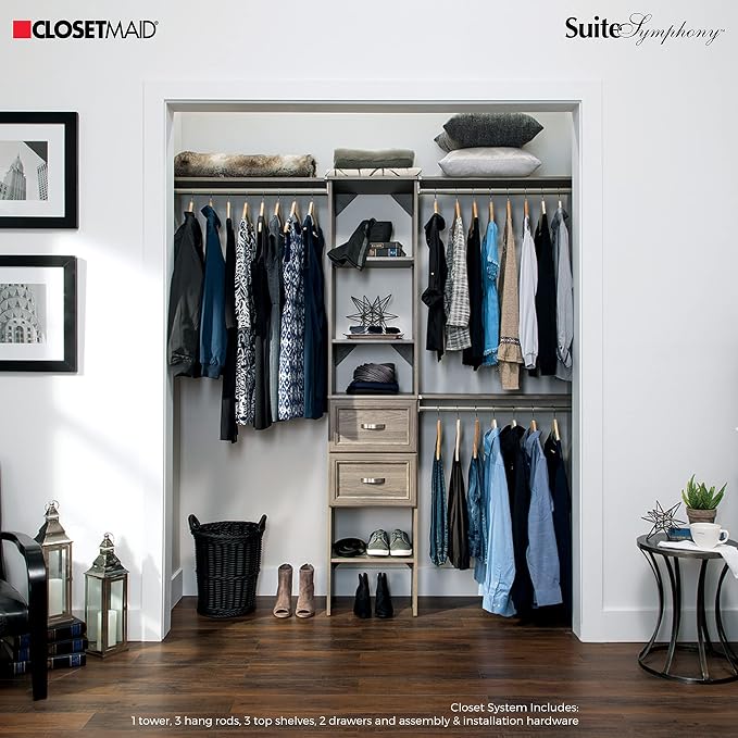 ClosetMaid SuiteSymphony Wood Closet Organizer Kit - Image 2