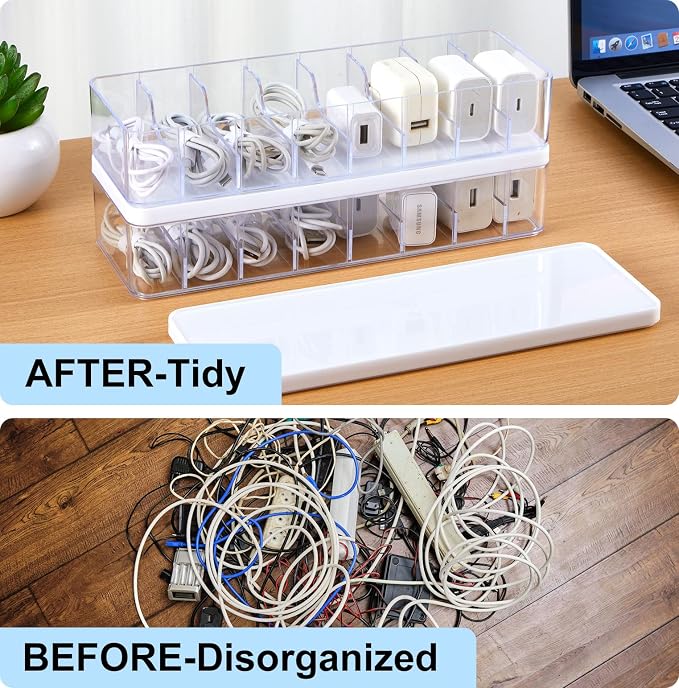 Tatuo 4 Pcs Cable Organizer Box - Image 5
