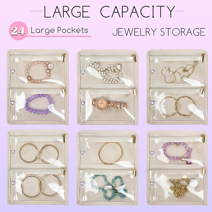Travel Jewelry Organizer Case, Jewelry Bags - Image 3