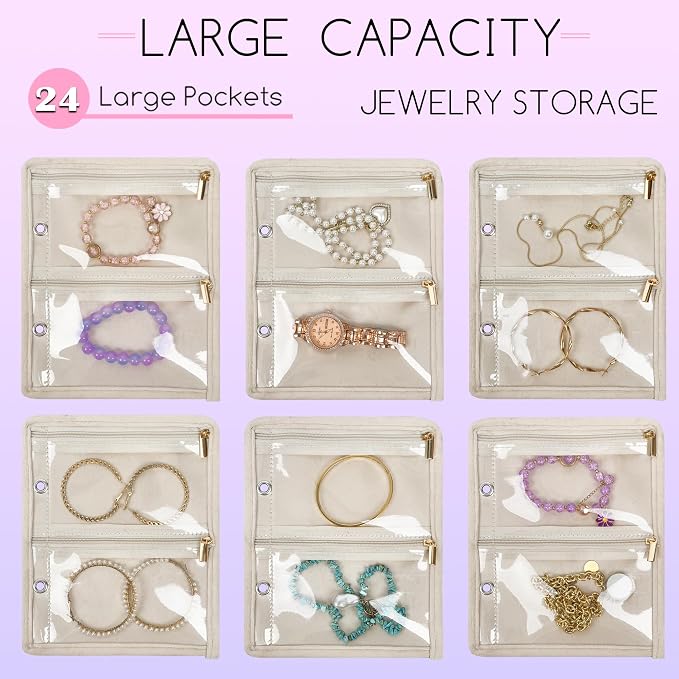 Travel Jewelry Organizer Case, Small Jewelry Bags - Image 3