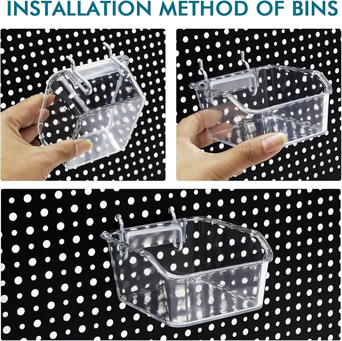 248PCS Pegboard Accessories Organizer Kit, 1/8 and 1/4 inch Pegboard Hooks - Image 2