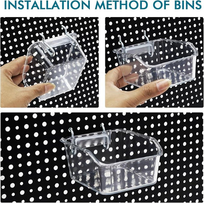 248PCS Pegboard Accessories Organizer Kit, 1/8 and 1/4 inch Pegboard Hooks - Image 2