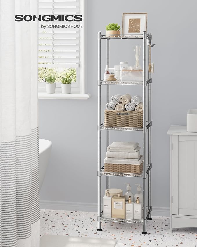 SONGMICS Storage Shelf, Bathroom Shelf - Image 2