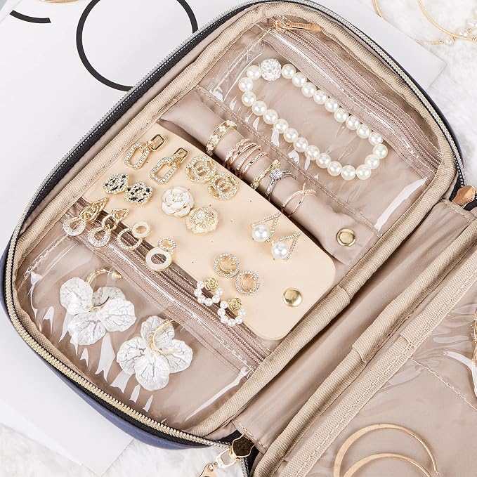 NISHEL Travel Jewelry Case, Holiday Organizer - Image 5