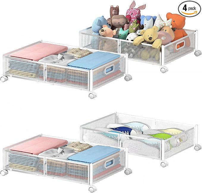 Under Bed Storage Containers, Under Bed Shoe Storage by Uyokcnie