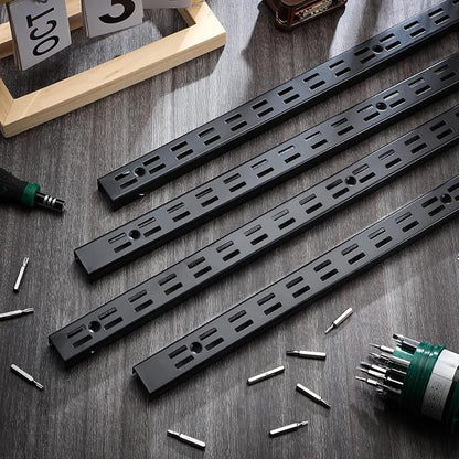 6 Pcs 47.5 Inches Shelf Rails Bracket Track Upright Closet System Hardware - Image 7