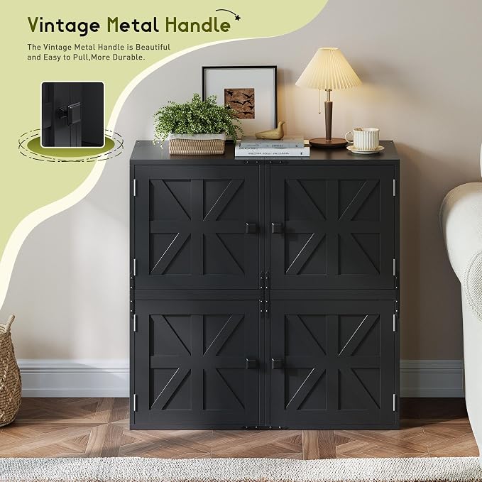 Homkdom 4 Cube Storage Organizer, DIY Bookcase - Image 5