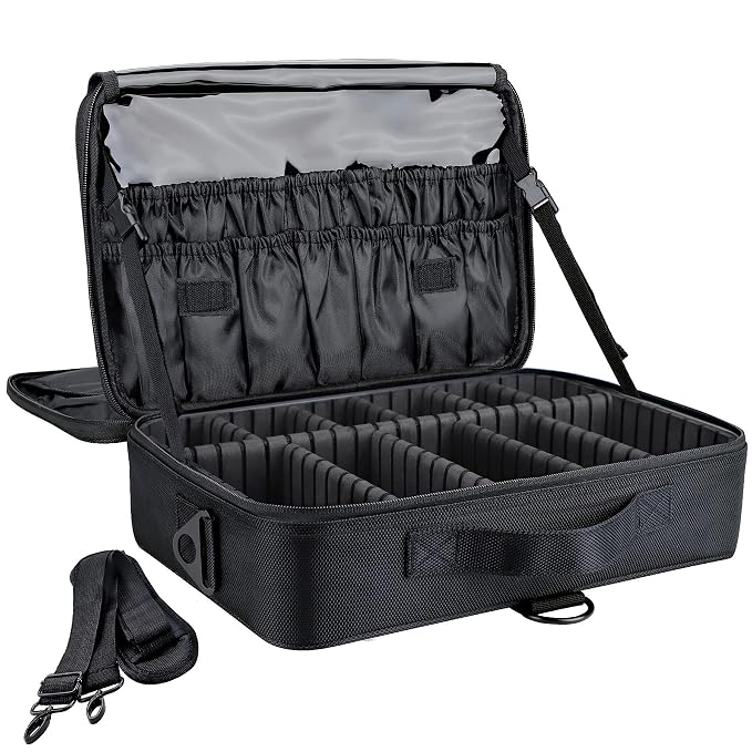 gzcz Travel Makeup Bag, Professional Cosmetic Bags by GZCZ
