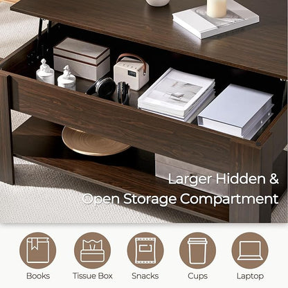 Yaheetech Lift Top Coffee Table - Image 6