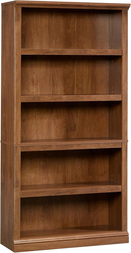 Sauder 5-Shelf Split Bookcase/ Book shelf, Oiled Oak finish by SAUDER%C2%AE