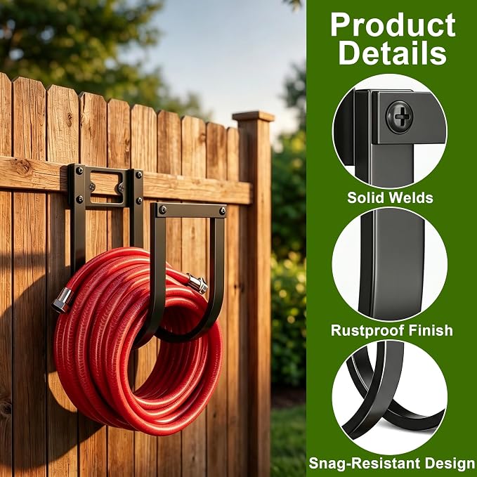 Garden Hose Holder Wall Mount - Image 3