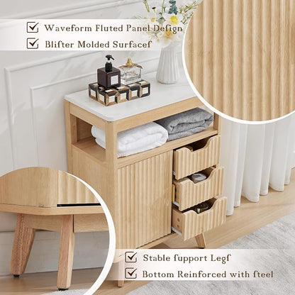 Grepatio Bathroom Storage Cabinet - Image 5