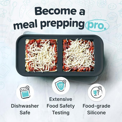 Souper Cubes 2 Cup Silicone Freezer Molds, Oven and Microwave Safe, Casseroles - Image 3