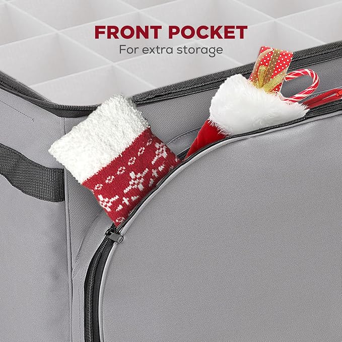 HOLDN’ STORAGE Premium Christmas Ornament Storage Box – Holds up to 72 4” - Image 5