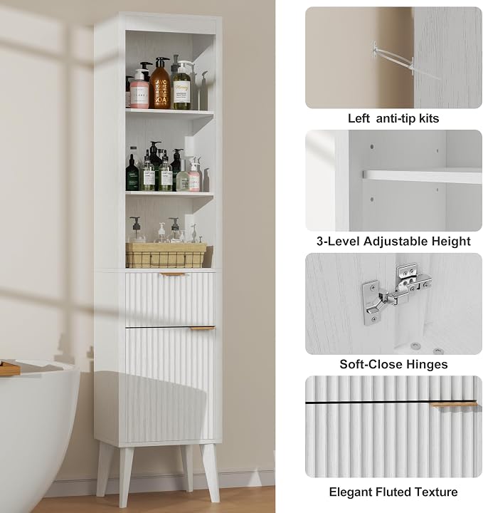 70-Inch Height Storage Cabinet - Image 5