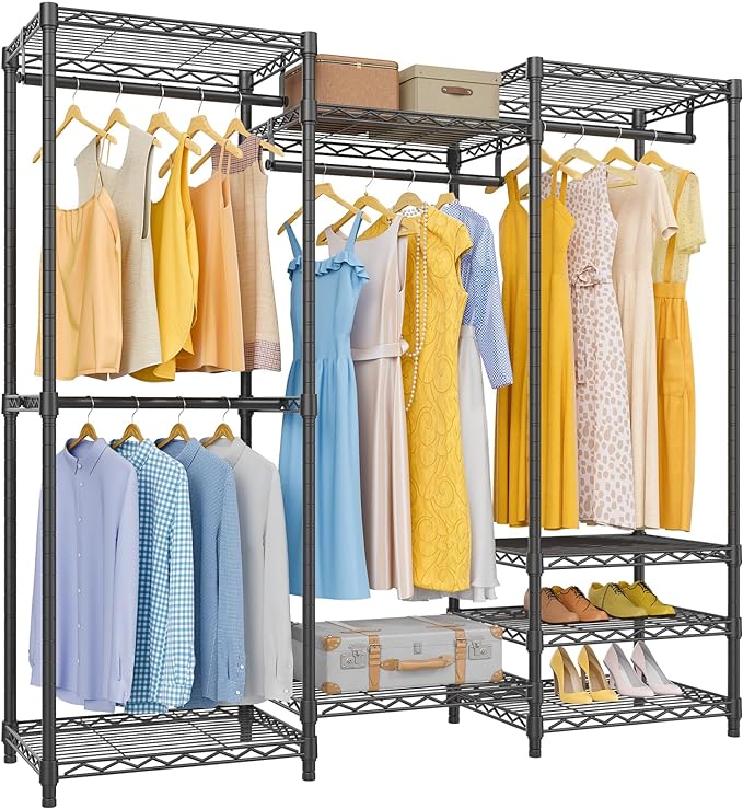 VIPEK V5 Medium Portable Closet Wardrobe Heavy Duty Clothes Rack, Freestanding by VIPEK