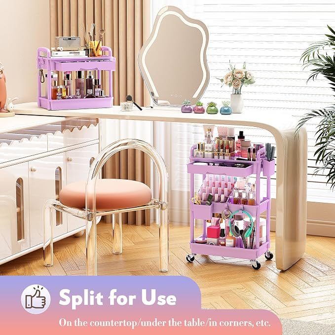SUNALLY Makeup Cart Organizer - Image 8
