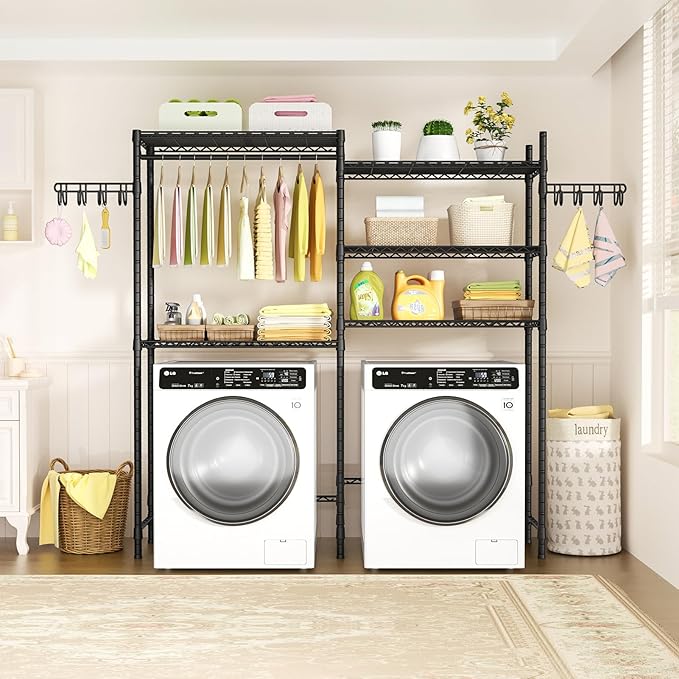 Ulif U5 Over the Washer and Dryer Storage Shelf, Laundry Room Space Saver - Image 2