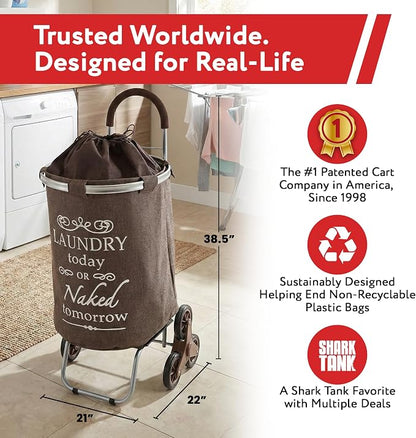dbest products Stair Climber Laundry Trolley Dolly - Image 3