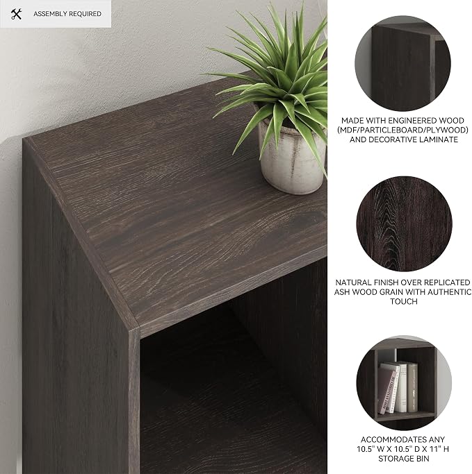 Signature Design by Ashley Piperton 6 Cube Storage Organizer or Bookcase - Image 4