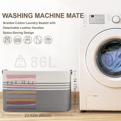 86L Extra Large Laundry Basket - Image 7