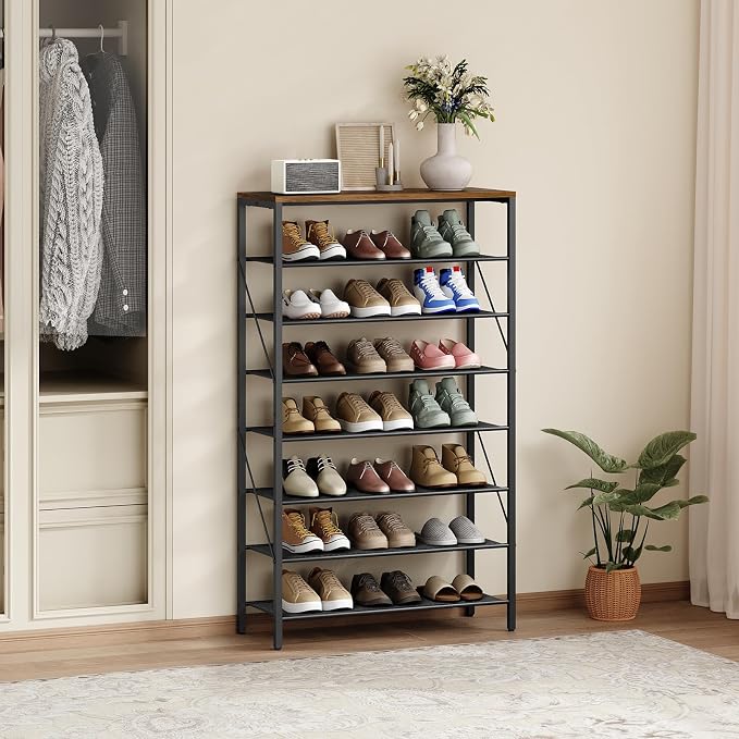 MAHANCRIS 8 Tier Shoe Rack Organizer - Image 7