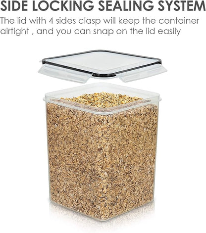 Vtopmart 4 PCS Large Food Storage Containers 5.2L / 175oz, 4 Pieces BPA Free - Image 4