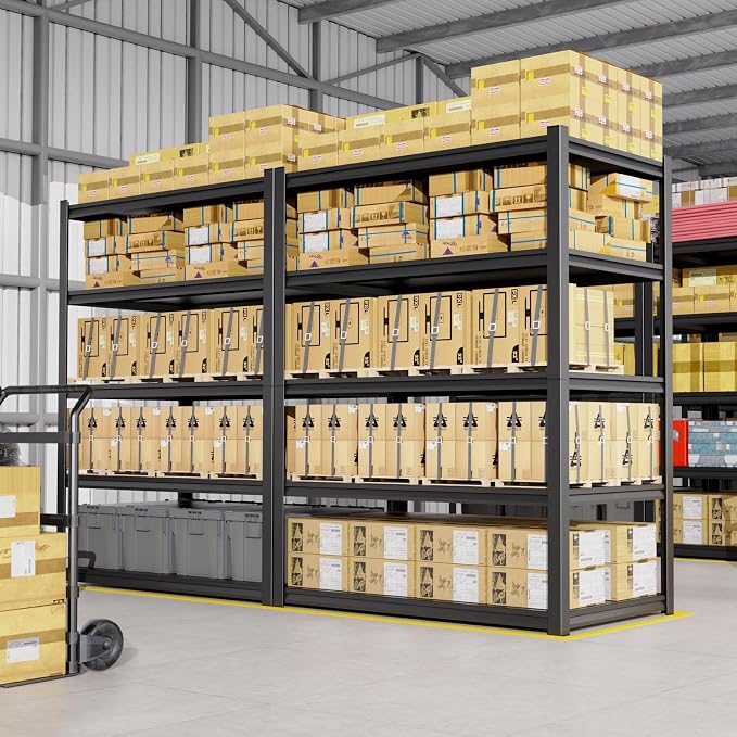 71.2''H Storage Shelves, 2500lbs Garage Shelving, Adjustable Heavy Duty - Image 2