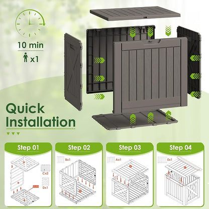 Greesum 40 Gallon Outdoor Deck Box - Image 6