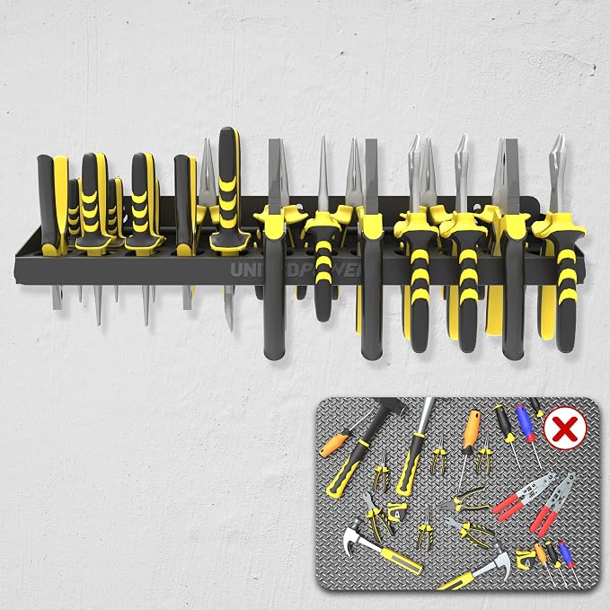 UNITEDPOWER Pliers Holder, Wall Mount Storage Rack Organizer - Image 5
