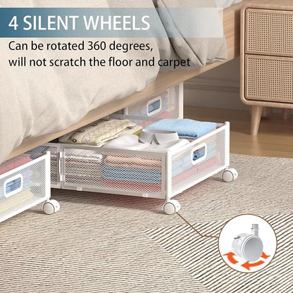 Under Bed Storage Containers, Under Bed Shoe Storage - Image 3