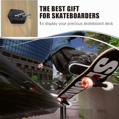 Hikeen Skateboard Wall Mount Skateboard Hanger - Image 5