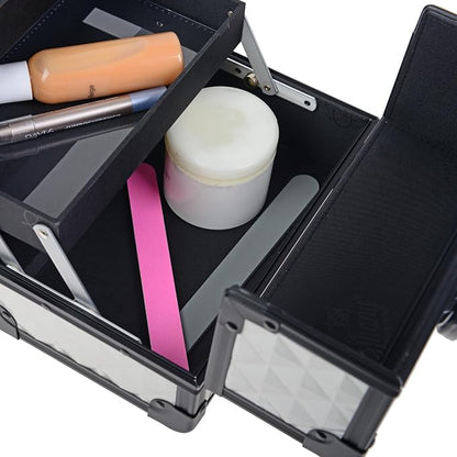 SHANY Chic Makeup Train Case Cosmetic Box Portable Makeup Case Cosmetics Beauty - Image 9