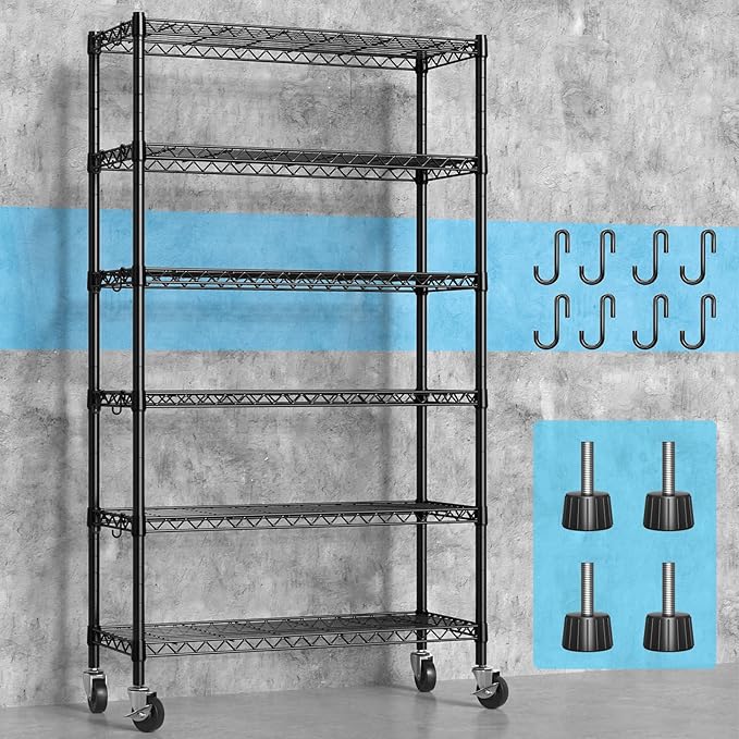 Hodonas 2300LBS Wire Shelving Unit by Hodonas