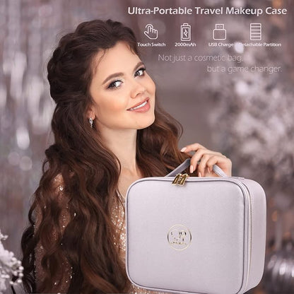 MOMIRA Travel Cosmetic Train Case - Image 6