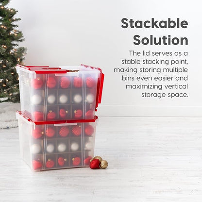 IRIS USA Ornament Storage Box - Image 7