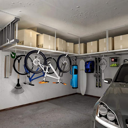 FLEXIMOUNTS 4x8 Overhead Garage Storage Rack, Adjustable Organization System - Image 6