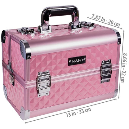 SHANY Premier Fantasy Professional Makeup Train Case Cosmetic Box Portable - Image 4