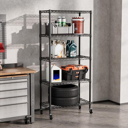 SINGAYE 5 Shelf Adjustable Heavy Duty Storage Shelving Unit - Image 6